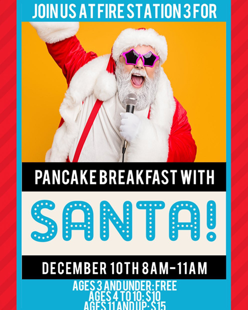 Pancake Breakfast with Santa 12-10-22