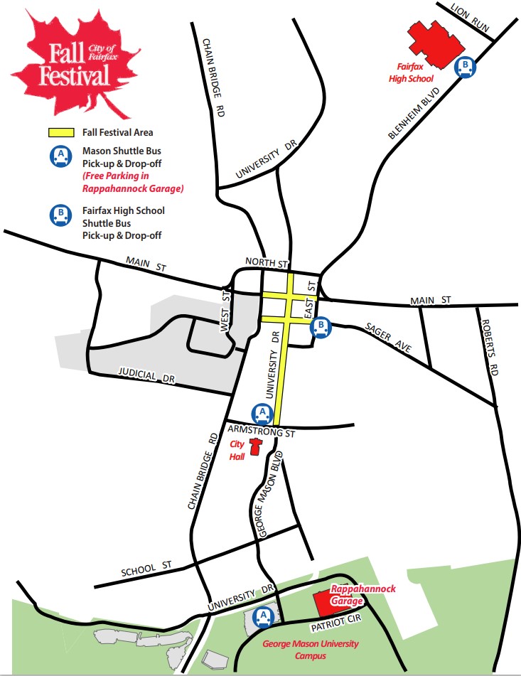 Fall Festival Bus Route