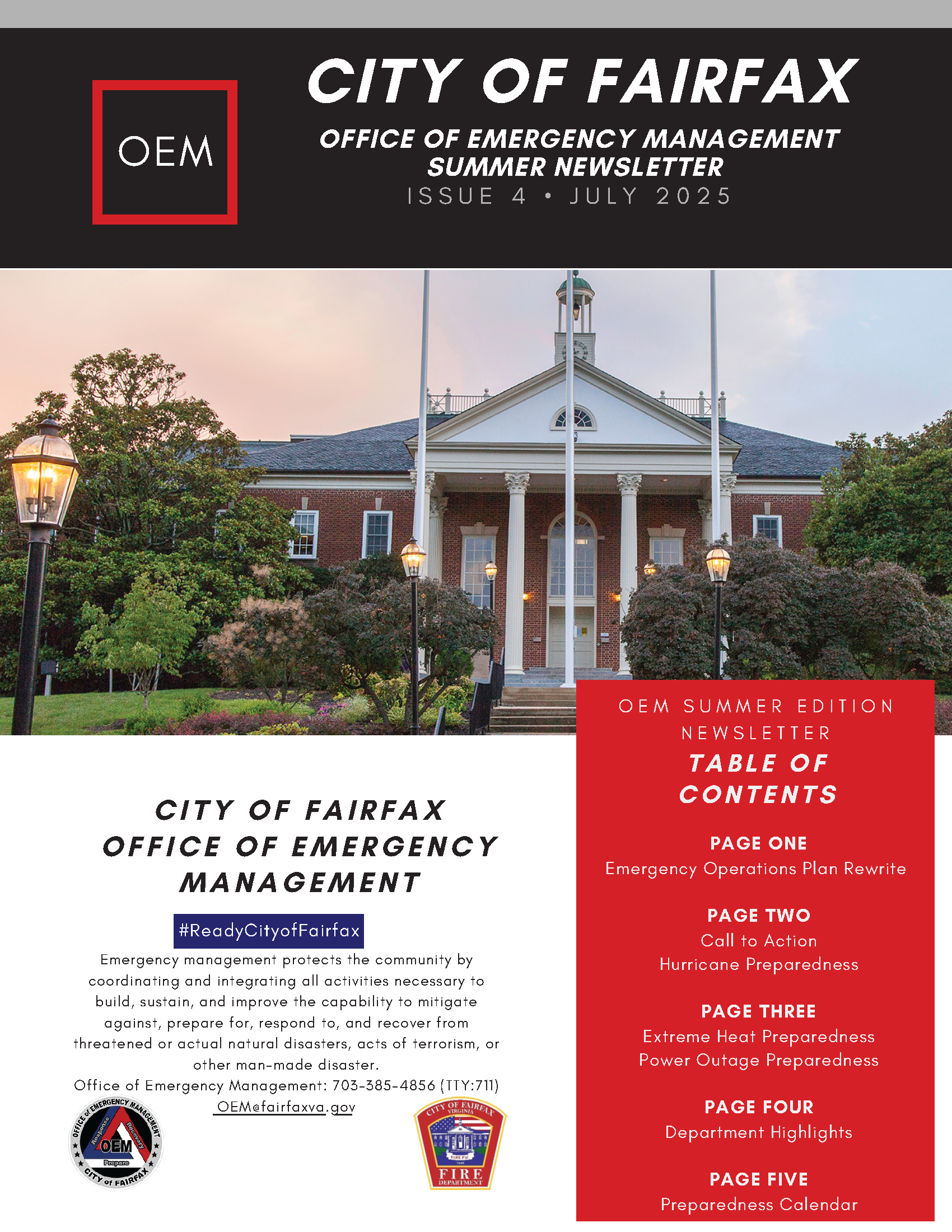 OEM Newsletter - Summer Edition